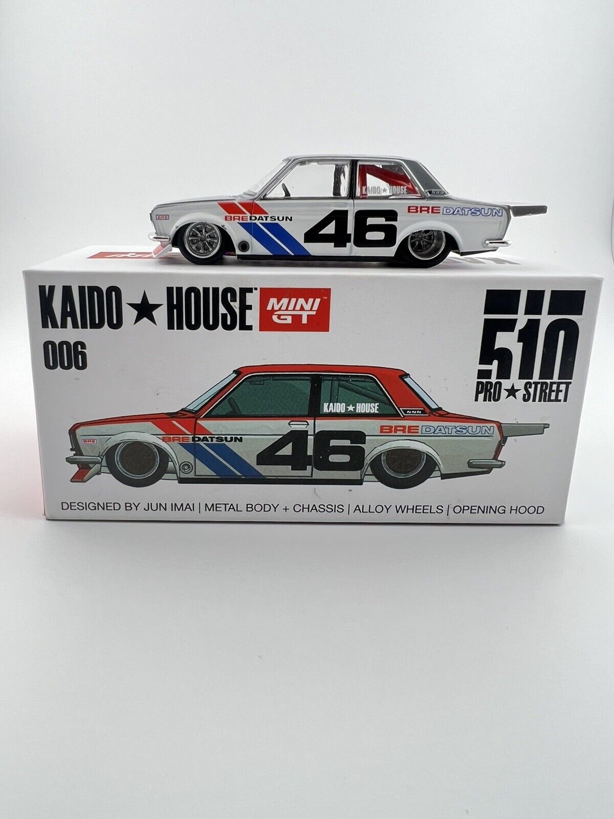 Chase - Datsun 510 Kaido House Pro Street BRE510 - Mini GT KHMG 006