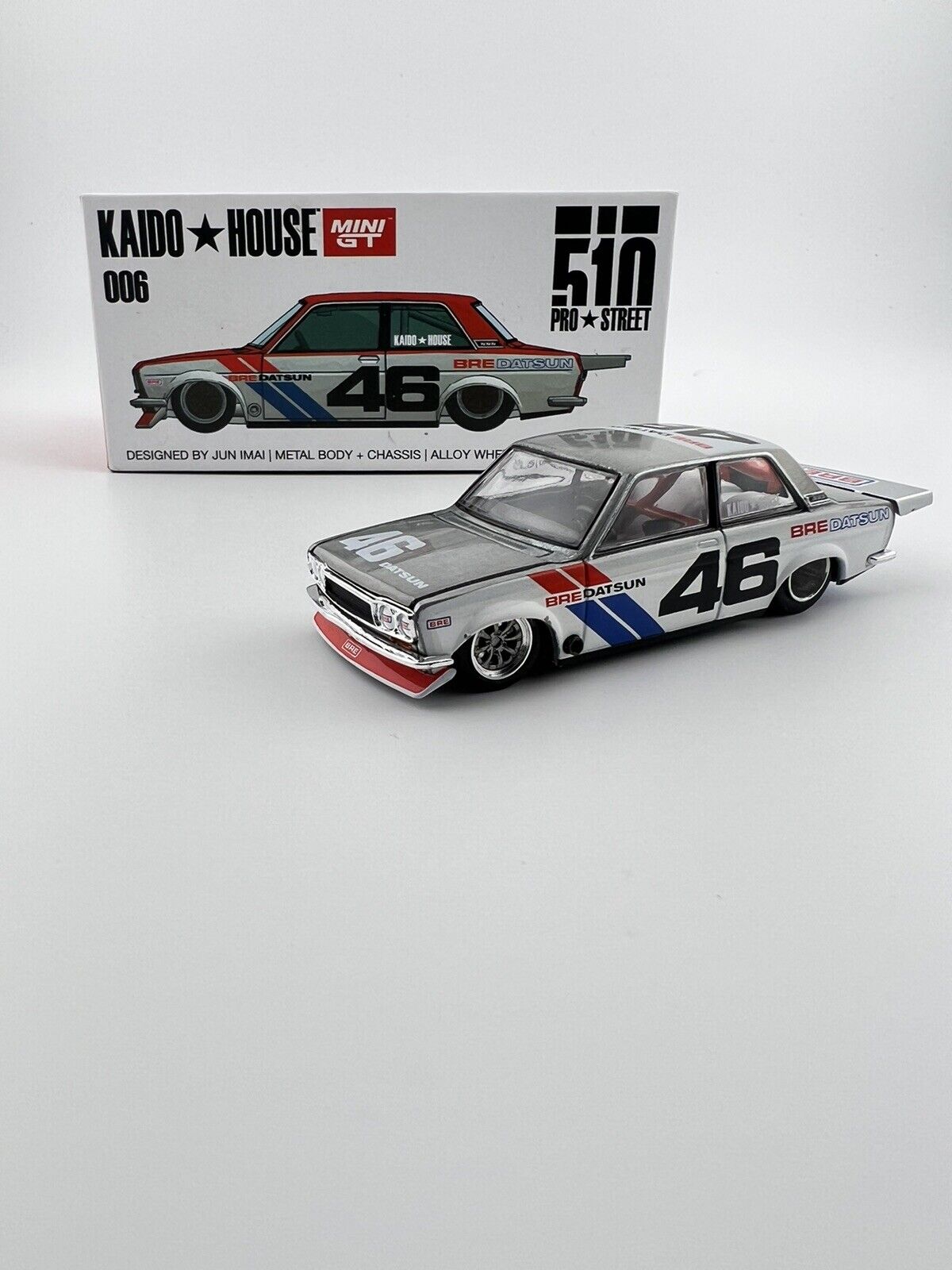 Chase - Datsun 510 Kaido House Pro Street BRE510 - Mini GT KHMG 006