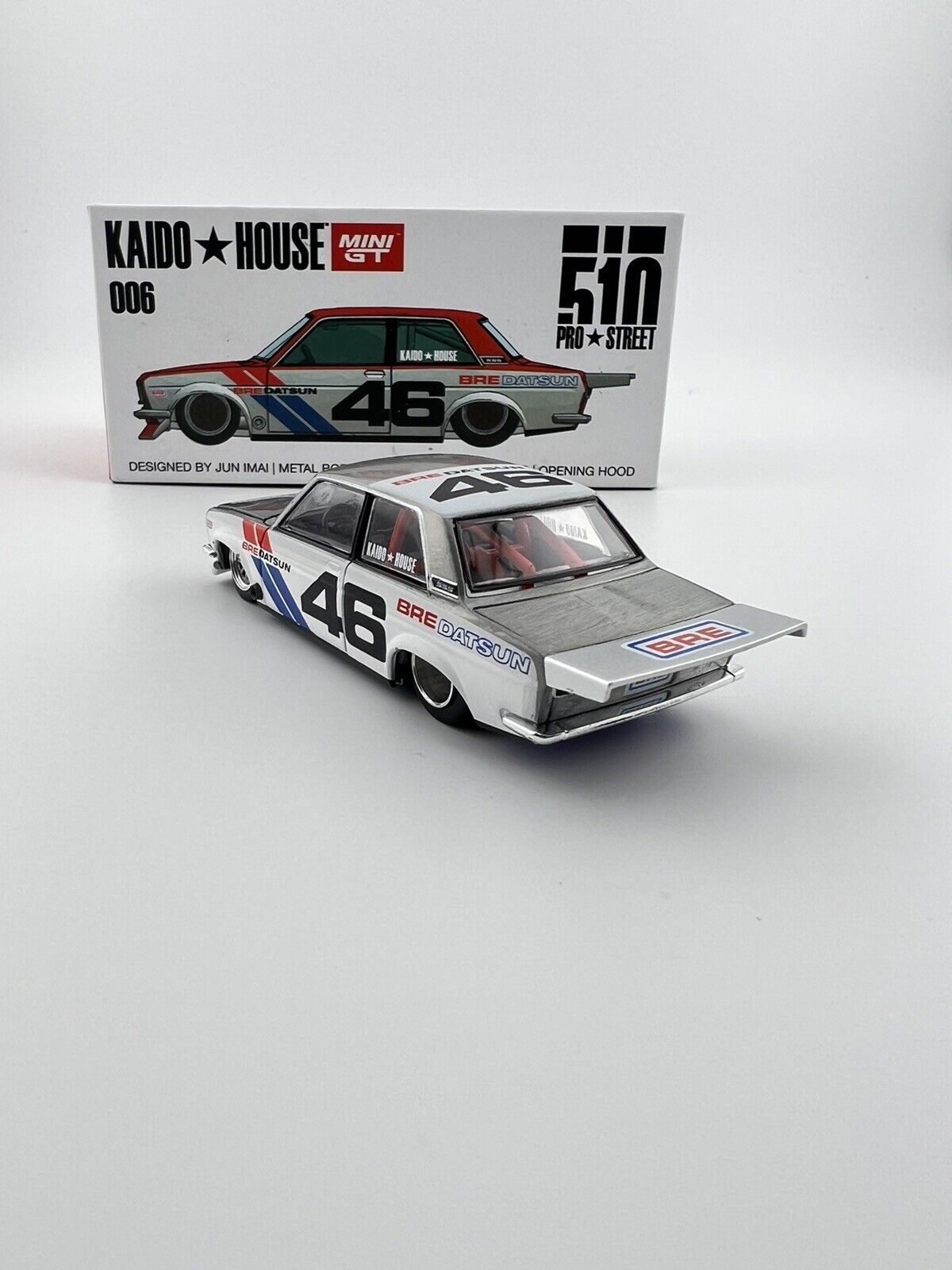 Chase - Datsun 510 Kaido House Pro Street BRE510 - Mini GT KHMG 006