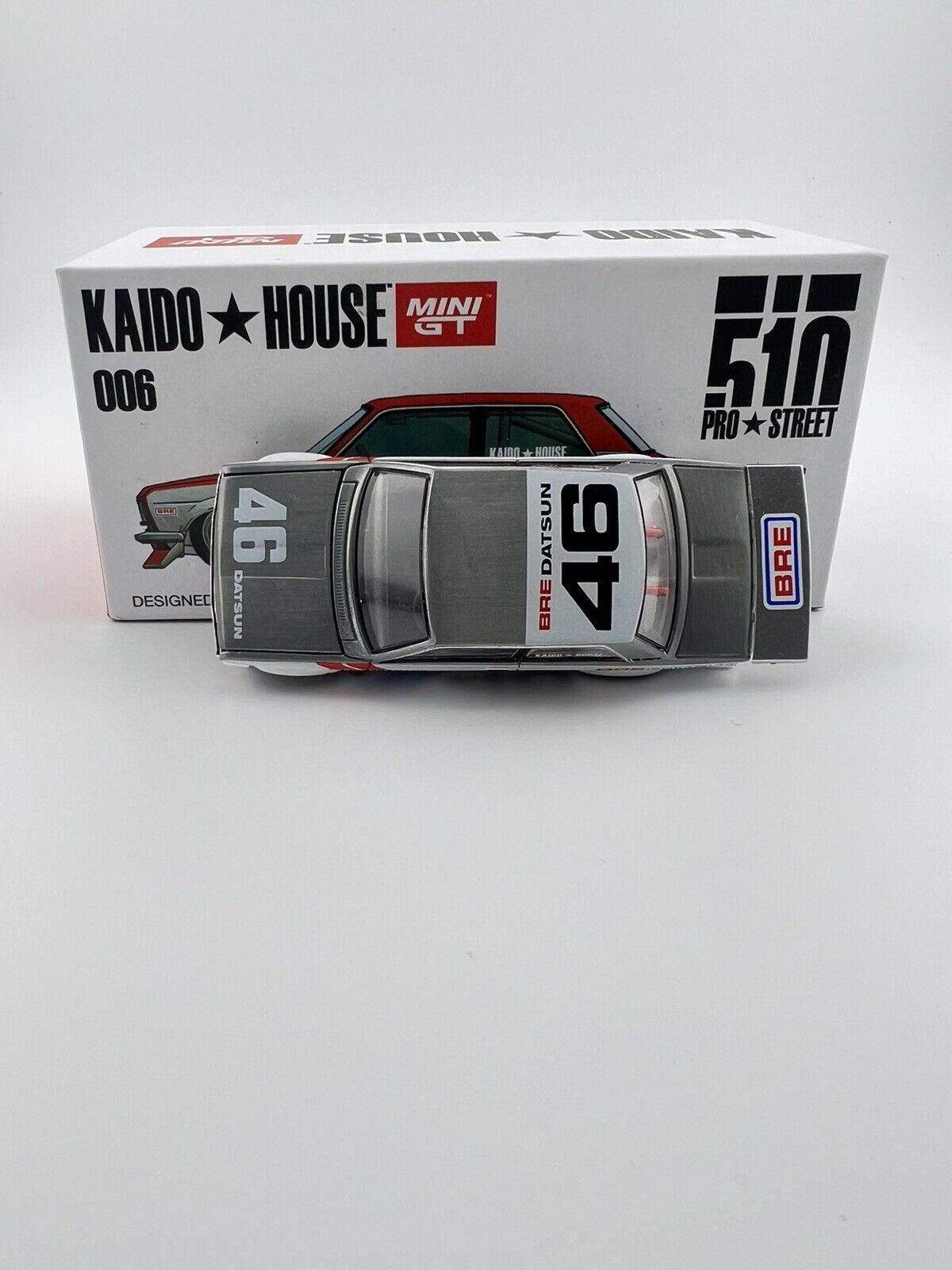 Chase - Datsun 510 Kaido House Pro Street BRE510 - Mini GT KHMG 006