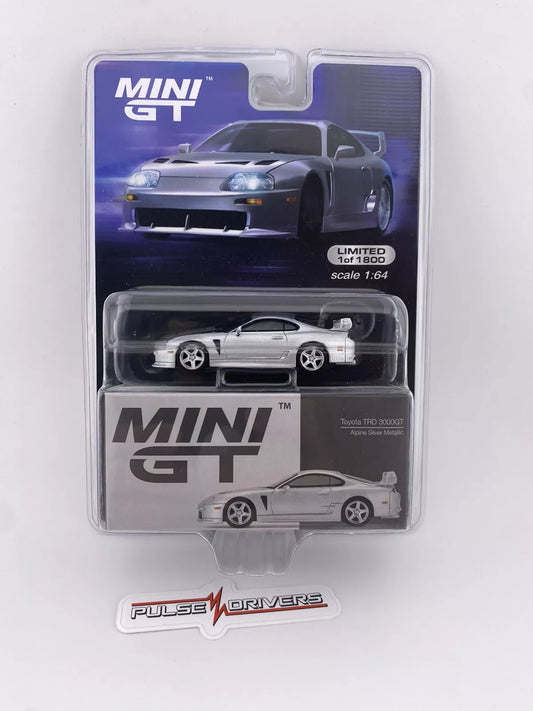 Toyota TRD 3000GT Alpine Silver Metallic - Mini GT MGT 00200