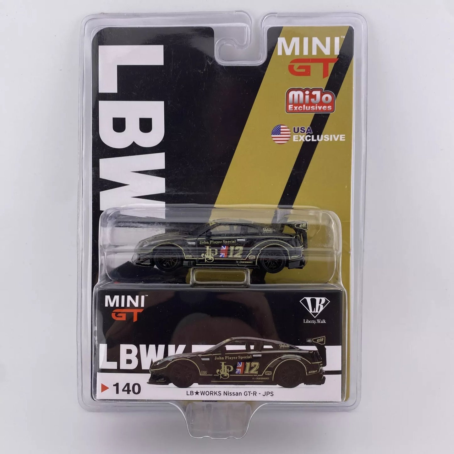 LB Works Nissan GT-R R35 - Black - TSM Mini GT - MGT 00140 - JPS