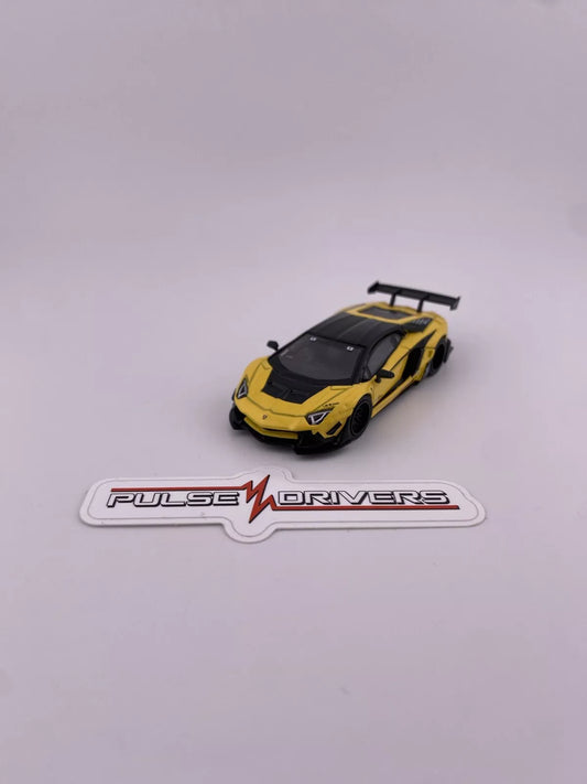 Lamborghini Aventador Limited Edition LB Works Yellow - Mini GT MGT 00587 Box Sealed