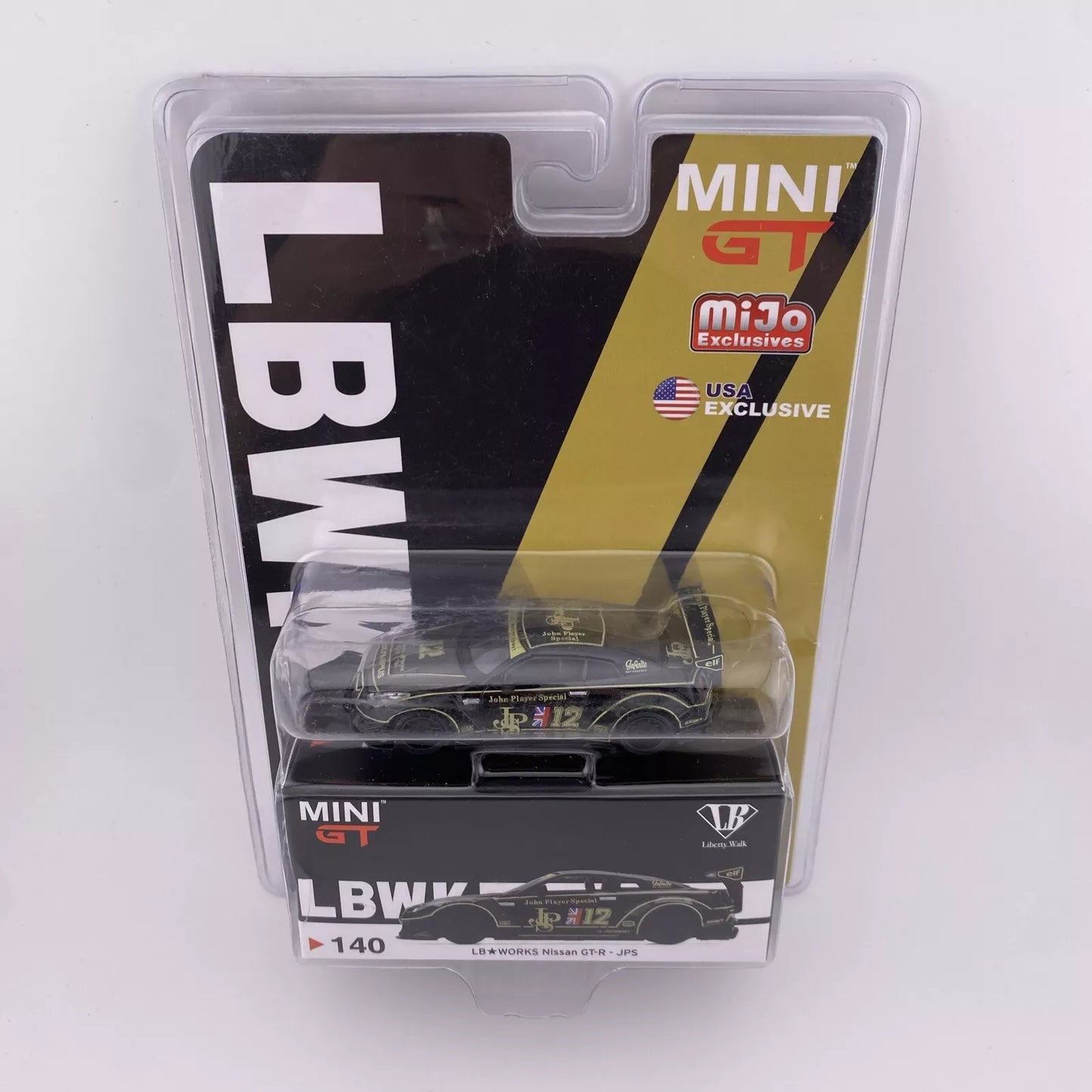 LB Works Nissan GT-R R35 - Black - TSM Mini GT - MGT 00140 - JPS