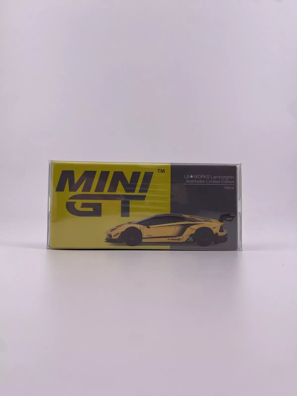 Lamborghini Aventador Limited Edition LB Works Yellow - Mini GT MGT 00587 Box Sealed